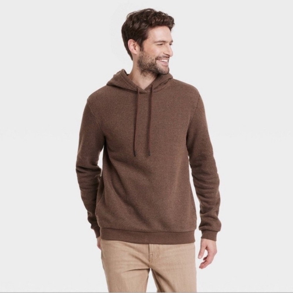 Goodfellow & Co Heathered Brown Mens Hoodie Size XXL NWOT!